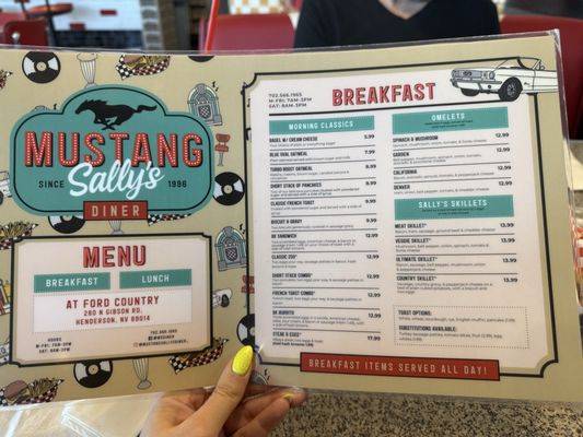 Menu photo 5 Mustang Sally's Diner Henderson, NV Menu photo 5 Mustang Sally's Diner Henderson, NV