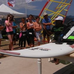 Brian's Windsurfing Kiteboarding SUP - Brian teaching us the basics of windsurfing