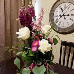 Tall, elegant, and colorful! Just like the recipient of these flowers!