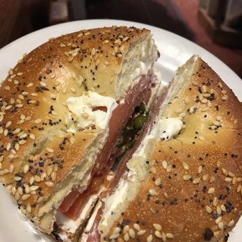 Java Beach Cafe - Smoked salmon bagel was amazing - Coffee & Tea Near Me - San Francisco, California