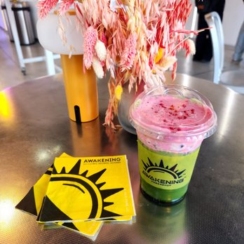 Awakening - Hibiscus Cloud Matcha latte - Coffee & Tea Near Me - Inglewood, California Awakening - Hibiscus Cloud Matcha latte - Coffee & Tea Near Me - Inglewood, California