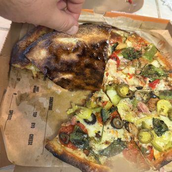 Blaze Pizza - Burned pizza are u kidding me for 60$ pizza that what we get - Salad Near Me - Palmdale, California Blaze Pizza - Burned pizza are u kidding me for 60$ pizza that what we get - Salad Near Me - Palmdale, California
