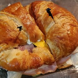 Lee's Sandwiches - #38 is Lee's Club on a croissant.