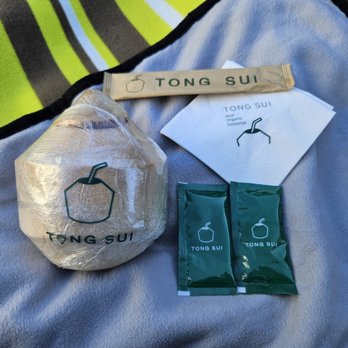 Tong Sui - signature coconut pudding in the shell ($10.95) - Desserts Near Me - San Mateo, California Tong Sui - signature coconut pudding in the shell ($10.95) - Desserts Near Me - San Mateo, California