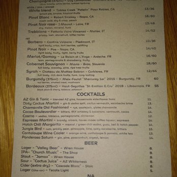 Valentine - Drink menu. - Cocktail Bars Near Me - Phoenix, Arizona Valentine - Drink menu. - Cocktail Bars Near Me - Phoenix, Arizona