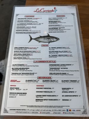 Menu photo 2 La Corriente Coronado, CA Menu photo 2 La Corriente Coronado, CA
