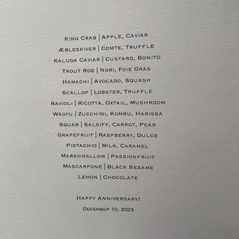 Atera - Menu - New American Near Me - New York, New York Atera - Menu - New American Near Me - New York, New York