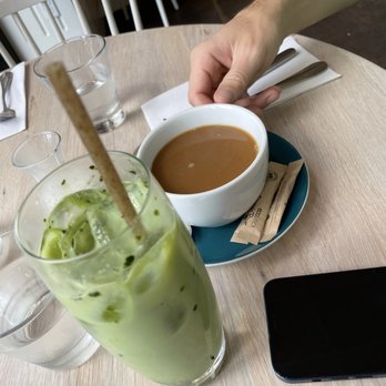 Forthright - Matcha latte (delicious) and good coffee - Cafes Near Me - Austin, Texas