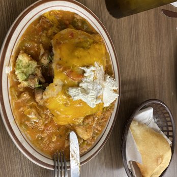 Jerry's Cafe - Stuffed sopapilla with green hatch chili. - New Mexican Cuisine Near Me - Gallup, New Mexico Jerry's Cafe - Stuffed sopapilla with green hatch chili. - New Mexican Cuisine Near Me - Gallup, New Mexico