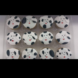 Tutti's Cookies and Shakes - Dalmatian Cupcakes