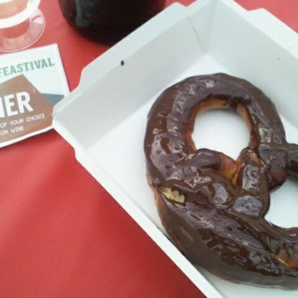 Glasgow Street Feastival - smoak's chocolate dipped pretzel. messy messy messy:) - Festivals Near Me - Glasgow, GLG