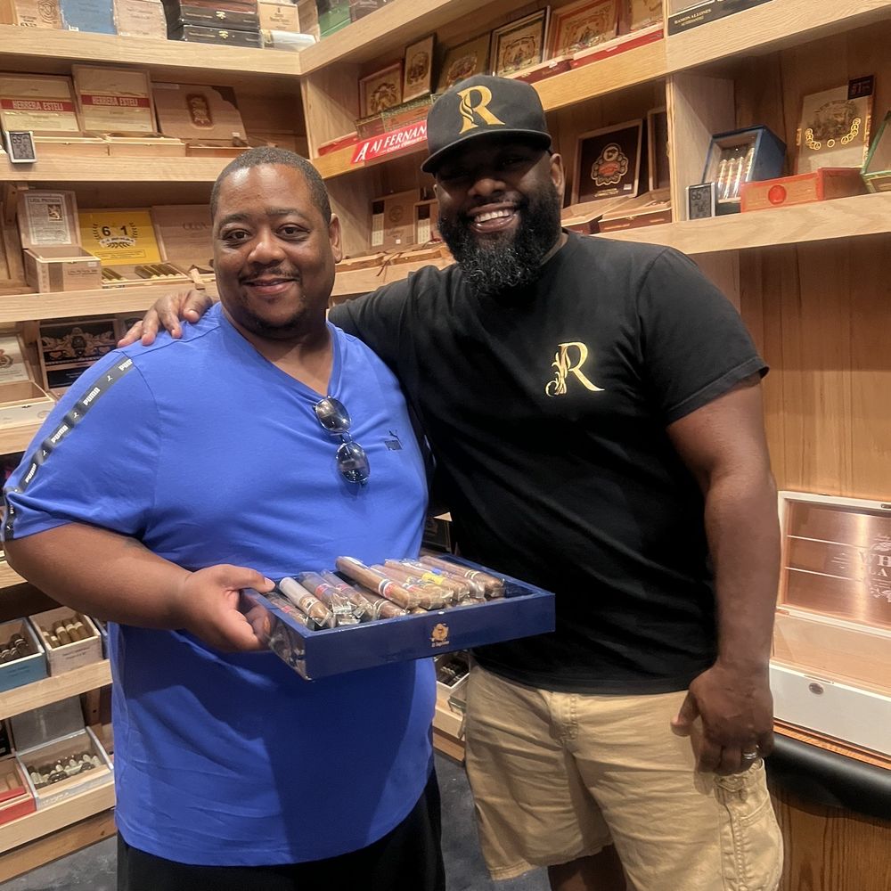 Ron'devu Cigar Lounge - Calvin and owner Ronny of Ron'devu - Cigar Bars Near Me - Menifee, California Ron'devu Cigar Lounge - Calvin and owner Ronny of Ron'devu - Cigar Bars Near Me - Menifee, California