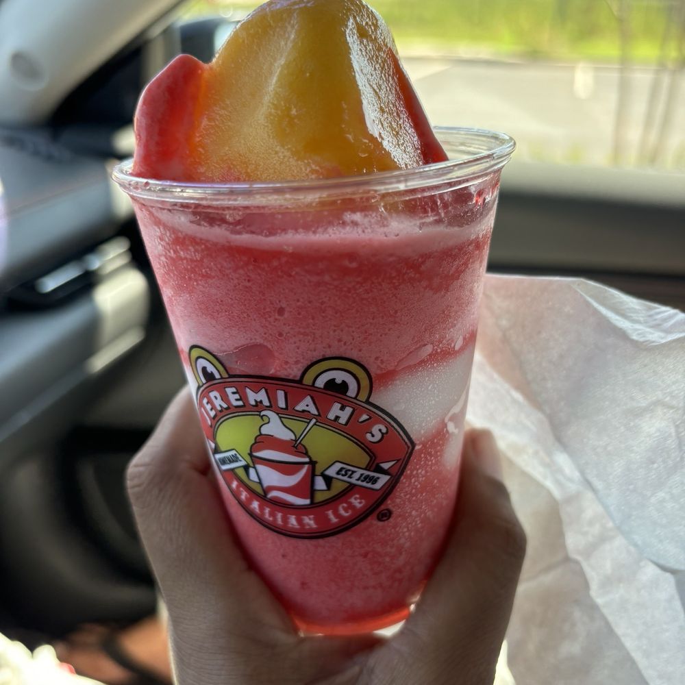 Jeremiah's Italian Ice - Mango, strawberry & coconut - Ice Cream & Frozen Yogurt Near Me - Hampton, Georgia Jeremiah's Italian Ice - Mango, strawberry & coconut - Ice Cream & Frozen Yogurt Near Me - Hampton, Georgia