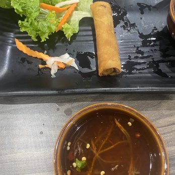 Pho Dalat - Oops! The tablemate and I ate the A1. Shrimp and Pork Crispy Egg Rolls so quickly that I almost forgot to take a picture! - Vietnamese Near Me - Houston, Texas