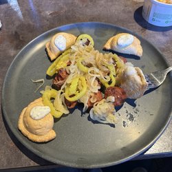 Firehouse Tap & Grille - Pierogies and sausage