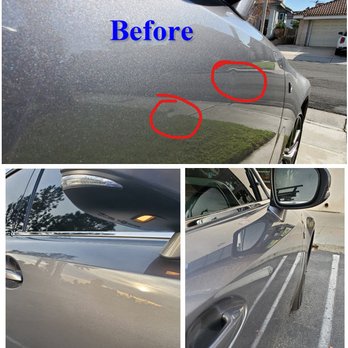 DP Dent Co. - A little hard to see because of the lighting. The dents were deeper than what the before pic shows. - Mobile Dent Repair Near Me - Riverside, California DP Dent Co. - A little hard to see because of the lighting. The dents were deeper than what the before pic shows. - Mobile Dent Repair Near Me - Riverside, California
