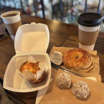 Urban Grounds - Drip coffee, egg and sausage quiche, Asiago bagel and cream cheese, cashew nut power balls - Coffee & Tea Near Me - Tarpon Springs, Florida Urban Grounds - Drip coffee, egg and sausage quiche, Asiago bagel and cream cheese, cashew nut power balls - Coffee & Tea Near Me - Tarpon Springs, Florida
