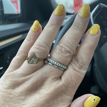 Classy Nails - Spring nails. Those little flowers were fiddly, but Melina took her time and they turned out adorably! - Nail Salons Near Me - Dublin, Ohio Classy Nails - Spring nails. Those little flowers were fiddly, but Melina took her time and they turned out adorably! - Nail Salons Near Me - Dublin, Ohio
