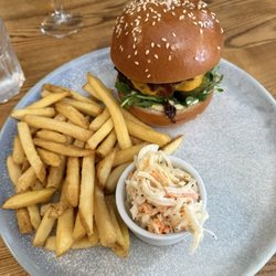 Eight Bells Inn - Burger and fries