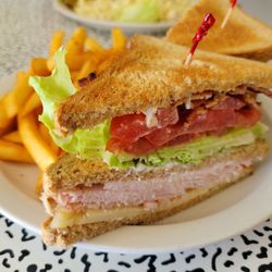 Big Joe's - San Bruno - Clubhouse sandwich with fries