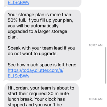 Clutter Storage - Time stamp when they left for lunch - Self Storage Near Me Clutter Storage - Time stamp when they left for lunch - Self Storage Near Me