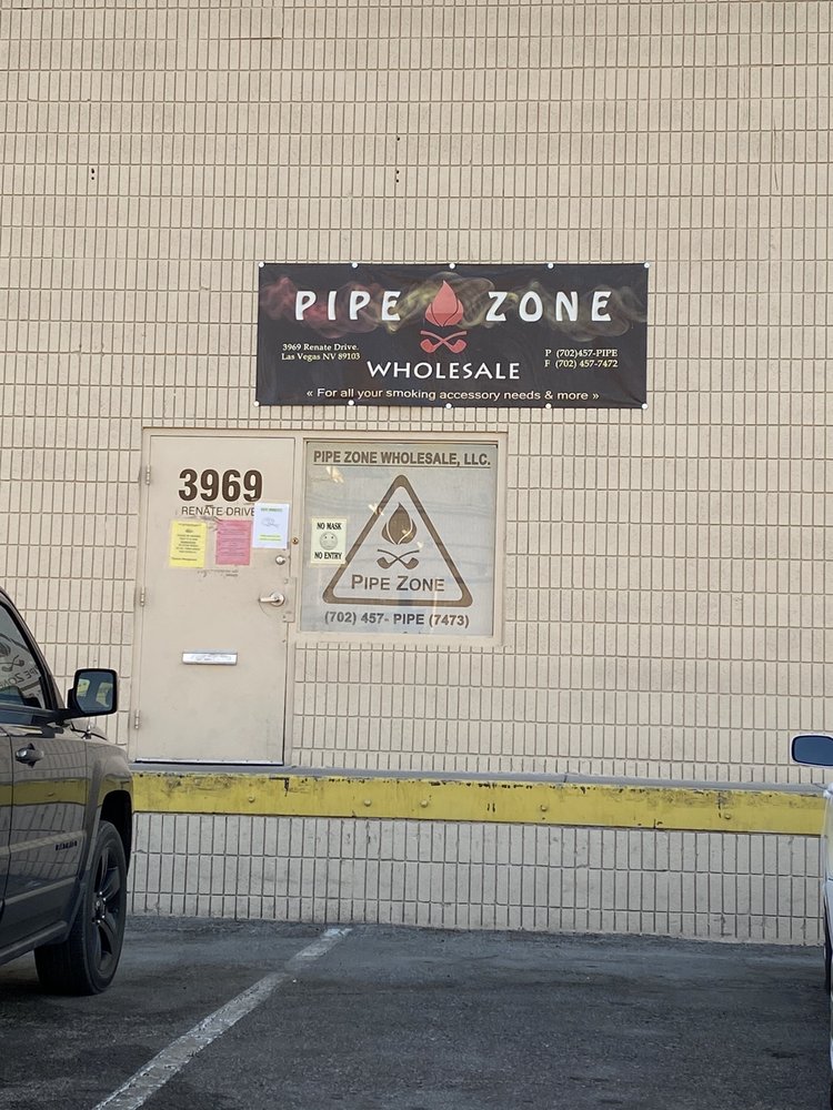 PIPE ZONE WHOLESALE Updated August 2024 3969 Renate Dr, Las Vegas, Nevada Tobacco Shops
