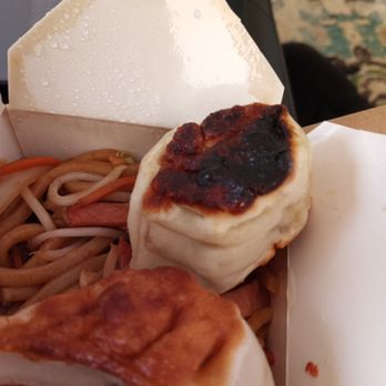 Happy Wok - A few burnt potstickers hiding out - Chinese Near Me - Auburn, California