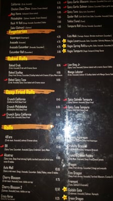 Menu photo 8 Little Madfish Fremont, CA