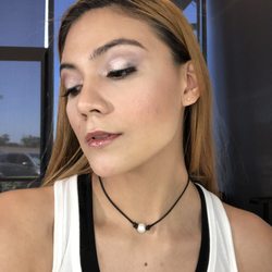 In Glam lighting, Makeup was for a natural photo shoot.