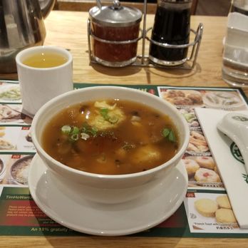 Tim Ho Wan - Hell's Kitchen - Hot and sour dumpling soup - Dim Sum Near Me - New York, New York Tim Ho Wan - Hell's Kitchen - Hot and sour dumpling soup - Dim Sum Near Me - New York, New York