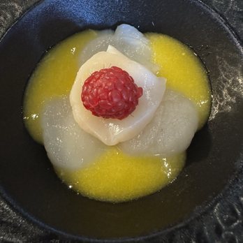 Chef JUN - Bay Ho - Outstanding scallops with mango sauce - Japanese Near Me - San Diego, California