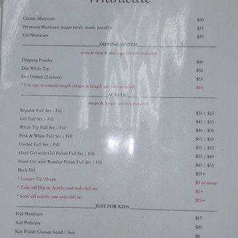 Darian Luxury Nails & Spa - Price list - Nail Salons Near Me - Coolidge, Arizona Darian Luxury Nails & Spa - Price list - Nail Salons Near Me - Coolidge, Arizona