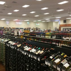 Enterprise Liquor Store - Back of the wine section