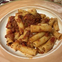 Village Pizza Restaurant - Rigatoni with Meat sauce