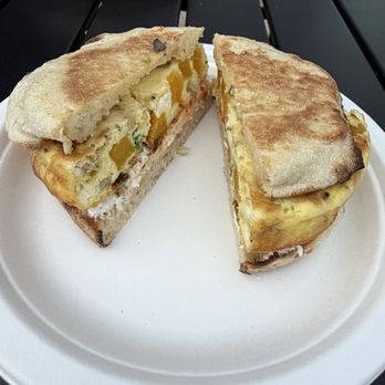 Coffee Coffee - Seasonal Frittata Breakfast Sandwich - Cafes Near Me - Bel Air, Maryland