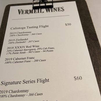 Vermeil Wines - Flights. - Wine Tasting Room Near Me - Napa, California Vermeil Wines - Flights. - Wine Tasting Room Near Me - Napa, California