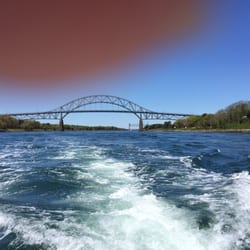 Whats left Charters - Looking back towards the Bourne Bridge.