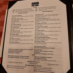 Menu février 2024