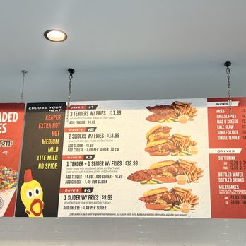 Dave's Hot Chicken - Menu - Chicken Shop Near Me - Tampa, Florida Dave's Hot Chicken - Menu - Chicken Shop Near Me - Tampa, Florida