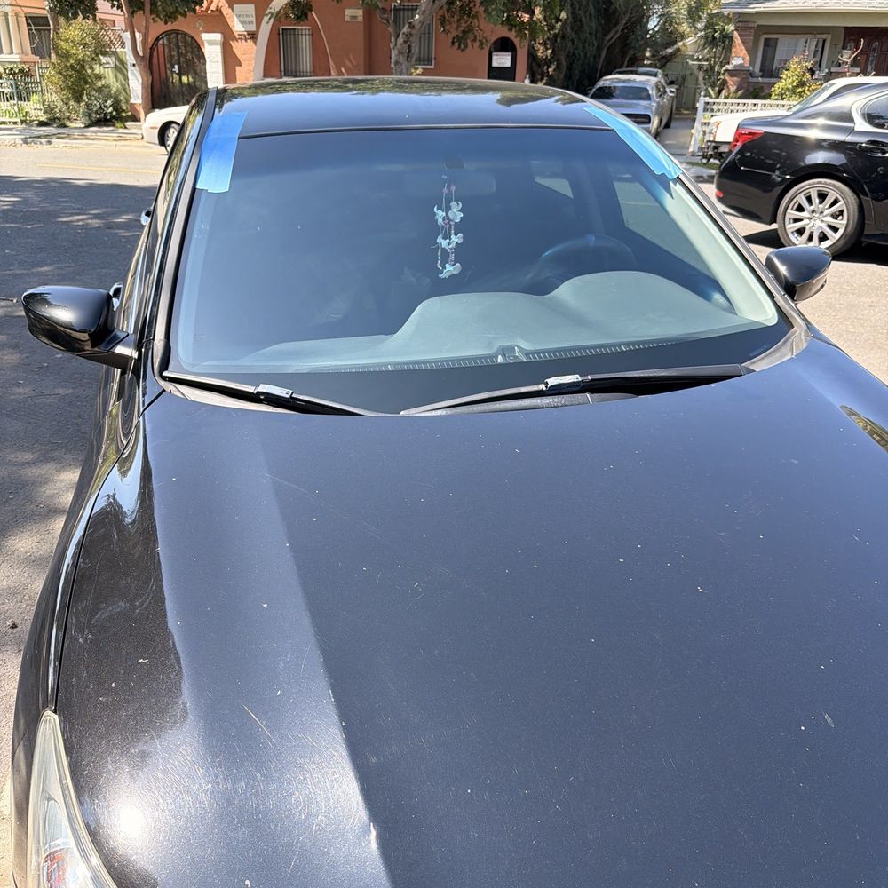 New windshield and this one has the blue tint at the top which my factory one didn't New windshield and this one has the blue tint at the top which my factory one didn't