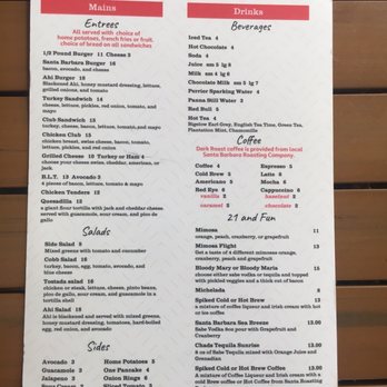 Chad's - Menu - Breakfast & Brunch Near Me - Santa Barbara, California