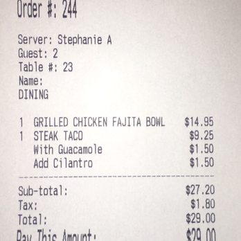 Grill Creations - Our bill - Mexican Near Me - Garwood, New Jersey Grill Creations - Our bill - Mexican Near Me - Garwood, New Jersey