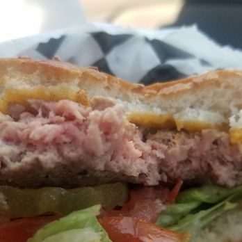 Home Plate Grill - Raw mushy ground beef in my cheeseburger. - Burgers Near Me - Goleta, California