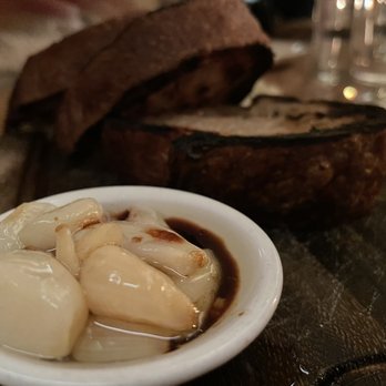 How to Cook a Wolf - Roasted garlic in balsamic vinegar and oil... mouth watering... smear that like some cream cheese on a bagel - Italian Near Me - Seattle, Washington How to Cook a Wolf - Roasted garlic in balsamic vinegar and oil... mouth watering... smear that like some cream cheese on a bagel - Italian Near Me - Seattle, Washington