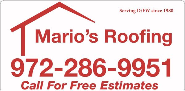 Mario's Roofing Logo