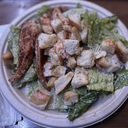 Waikoloa Luxury Cinemas - Caesar salad, full size, with added blackened mahi mahi