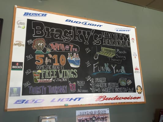 Menu photo 2 Brasky's Bar & Grill Peoria, IL