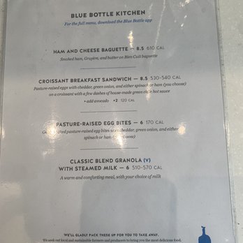 Blue Bottle Coffee - Food menu - Coffee & Tea Near Me - New York, New York Blue Bottle Coffee - Food menu - Coffee & Tea Near Me - New York, New York