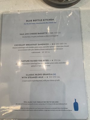 Menu photo 2 Blue Bottle Coffee New York, NY Menu photo 2 Blue Bottle Coffee New York, NY