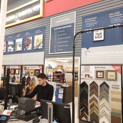 Michaels - Custom framing counter